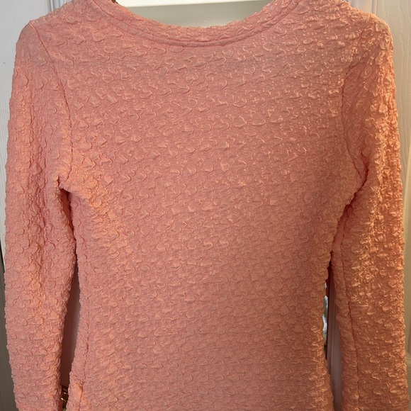 Textured Salmon Women's Top So soft! Size SM - Picture 4 of 4